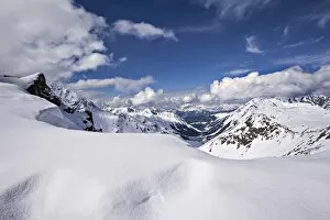 Images Dated 10th March 2013: View on Kuehtai with the Speicher Finstertal reservoir, Stubai Alps, Kuhtai, Tyrol, Austria