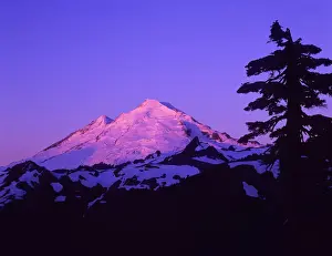 Natu Prints: View from Kulshan Ridge at Mount Baker at sunrise