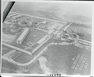 View of Landscape and Lawn Scroll Title at State Prison
