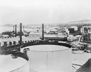 Borneo Prints: View of Large Refinery