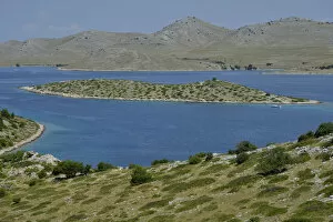 Images Dated 13th June 2014: View from Levrnaka island over the Kornati Islands, Adriatic Sea, Kornati Islands National Park