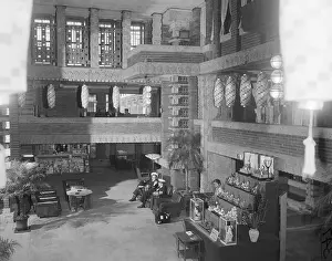 Tokyo Prints: View of Lobby of Imperial Hotel, Tokyo