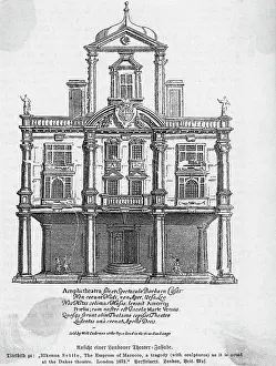 Title Page Prints: View Of London Dukes Theatre