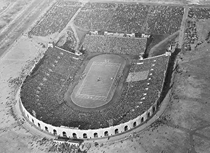 Photographic Study Prints: View Looking Down on Municipal Stadium