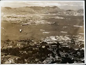 Foreground Prints: View Of Lower Terraces Of Hong Kong