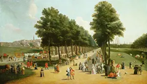 Art Gallery Prints: View Of The Mall In Saint Jamess Park