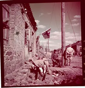Manchuria Prints: View of Manchurian Street