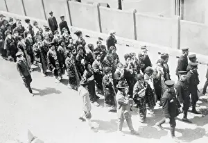 View of Marching Women