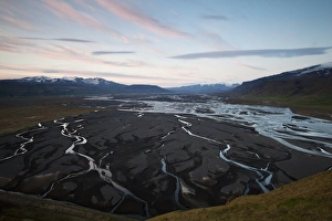 Images Dated 12th June 2011: View of Markafljot, Stora Dimon, Hvolsvoellur, southern Iceland, Iceland, Europe