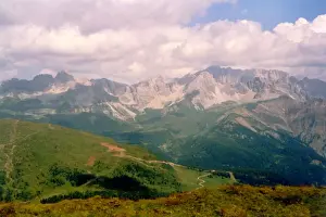 Trentino Prints: View of Marmolada mountain in Italy