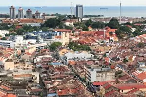 Images Dated 23rd July 2016: View over Melaka, Malaysia