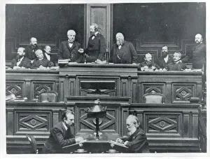View of Members Attending Reichstag Meeting