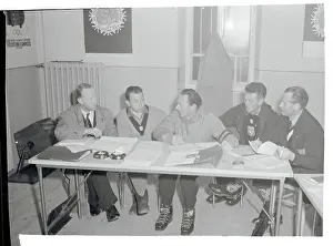 View of Members of Olympic Slalom Jury