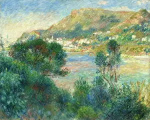 Post Impressionist Prints: View Of Monte Carlo From Cap Martin