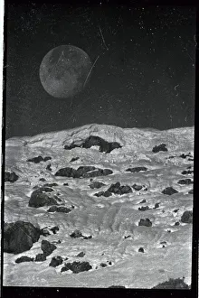 Beirut Prints: View of the Moon from Afar