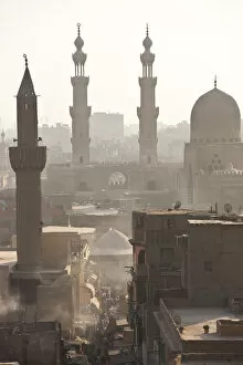 Images Dated 5th November 2009: View Over Mosques & Islamic Cairo, Cairo, Egypt