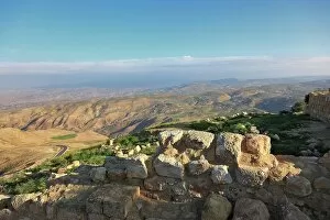 City Portrait Collection: View from Mount Nebo, Mount Nebo, Abarim Mountains, Jordan