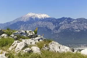 Images Dated 24th April 2013: View from Mt. Calistepe on Mt. Tahtali Dagi, Olimpos Beydaglari National Park, Kemer, Lycia