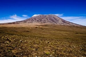 Images Dated 25th February 2010: The View of Mt. Kilimanjaro Across The Saddle
