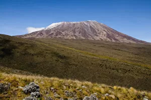 Images Dated 24th February 2010: View of Mt. Kilimanjaro Across The Saddle