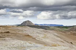 Images Dated 15th July 2011: View from the Namafjall volcano, Myvatn, Iceland, Europe