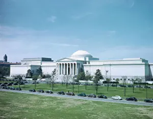 View of National Gallery of Art in Washington DC