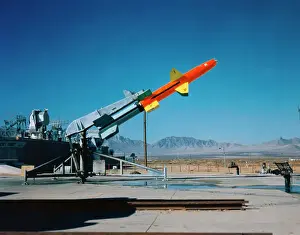 View of US Navy Guided Missile Talos