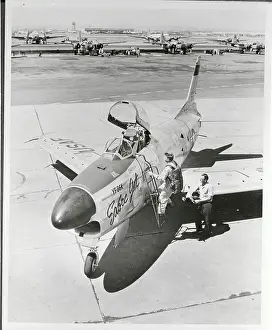View of New Sabre Jet
