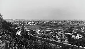 Arc0017636 Prints: View Over A New York Racetrack