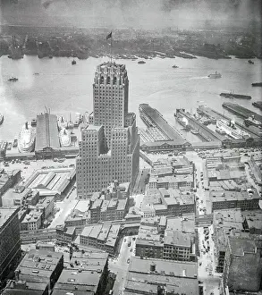 View of New York Telephone Building from Woolworth Building