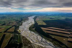 Top view of New Zealand Agriculture area