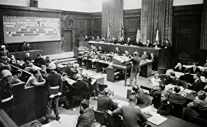 View of Nuremberg Trial