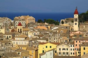 Island Gallery: View over the old town of Corfu, Greece