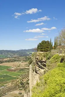 View from the old town of Ronda, Malaga, Andalucia, Spain