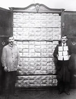 Banking Prints: View of Paper Currency in Austrian Bank