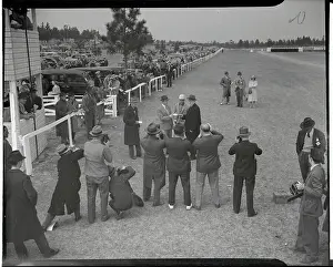 Pinehurst Prints: View of Paul Mellon Receiving Trophy From Clyde Hoey