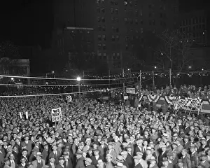 View of People Demonstrating Against Prohibition