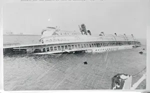 View of Peter Stuyvesent Floating Half Submerged