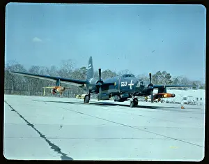 View of Petrel Missiles on P2V Aircraft