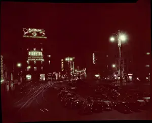 View of Piazza Barberini at Night