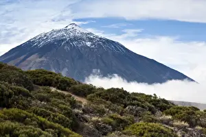 View of the Pico del Teide mountain, Tenerife, Canary Islands, Spain, Europe