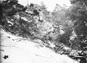 View of Plane Crash Responsible for Killing Carole Lombard