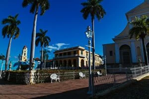 Images Dated 24th September 2014: View on Plaza Mayor - center of the Trinidad, Cuba