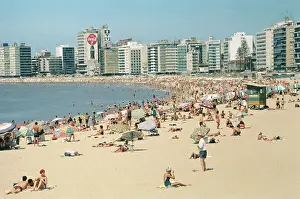 Montevideo Prints: Over View of Pocitas Beach