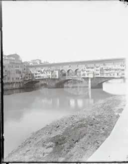 Florence Prints: View of Ponte Vecchio
