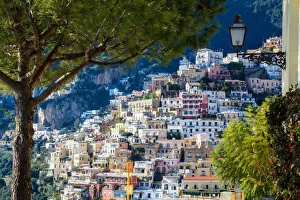 Tourist Resort Gallery: View on Positano, on the Amalfi coast, Italy