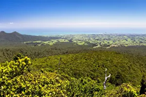 Ecological Conservation Prints: View from the Pouakai Hut of New Plymouth