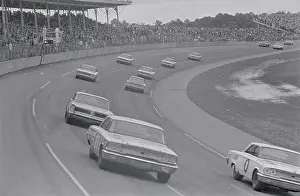 View of Racing Cars