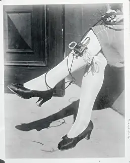 View of Radio Worn on Leg
