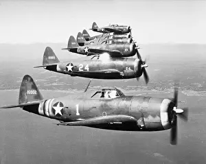 View of The Republic P-47B Thunderbolt